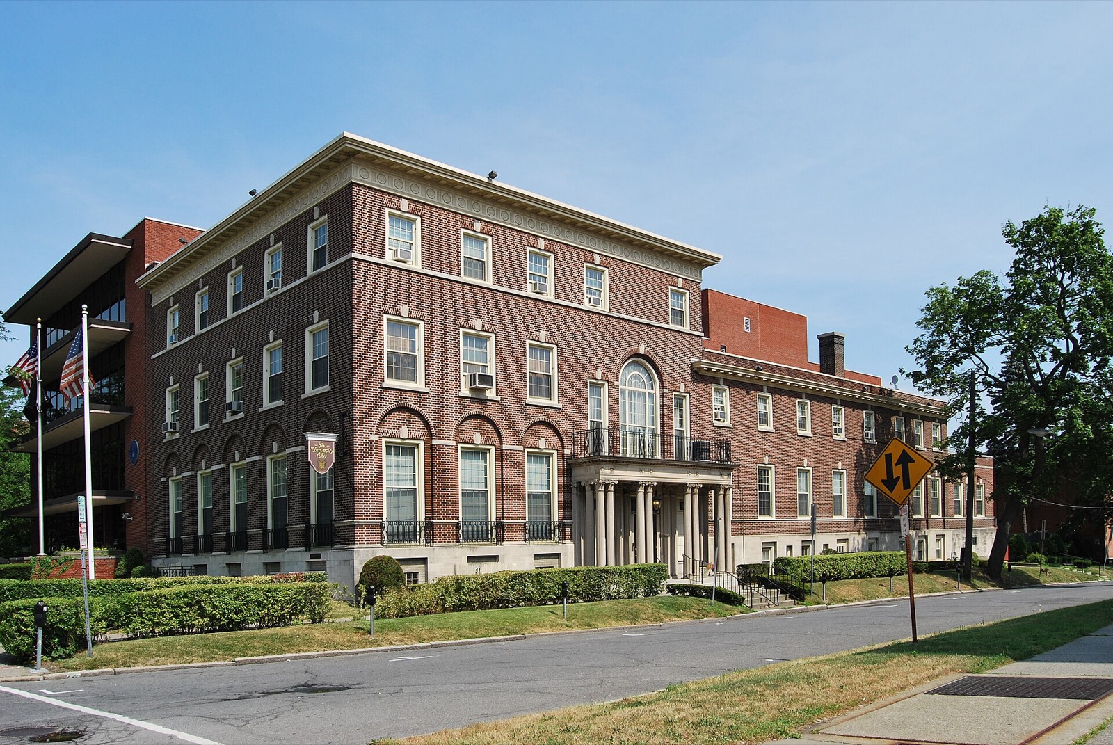 A university club building in New York