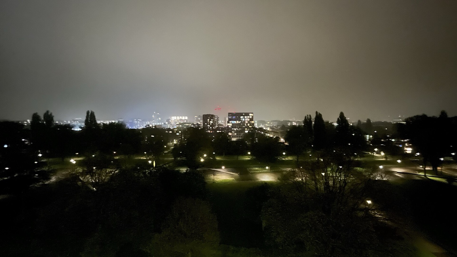 The Amsterdam skyline