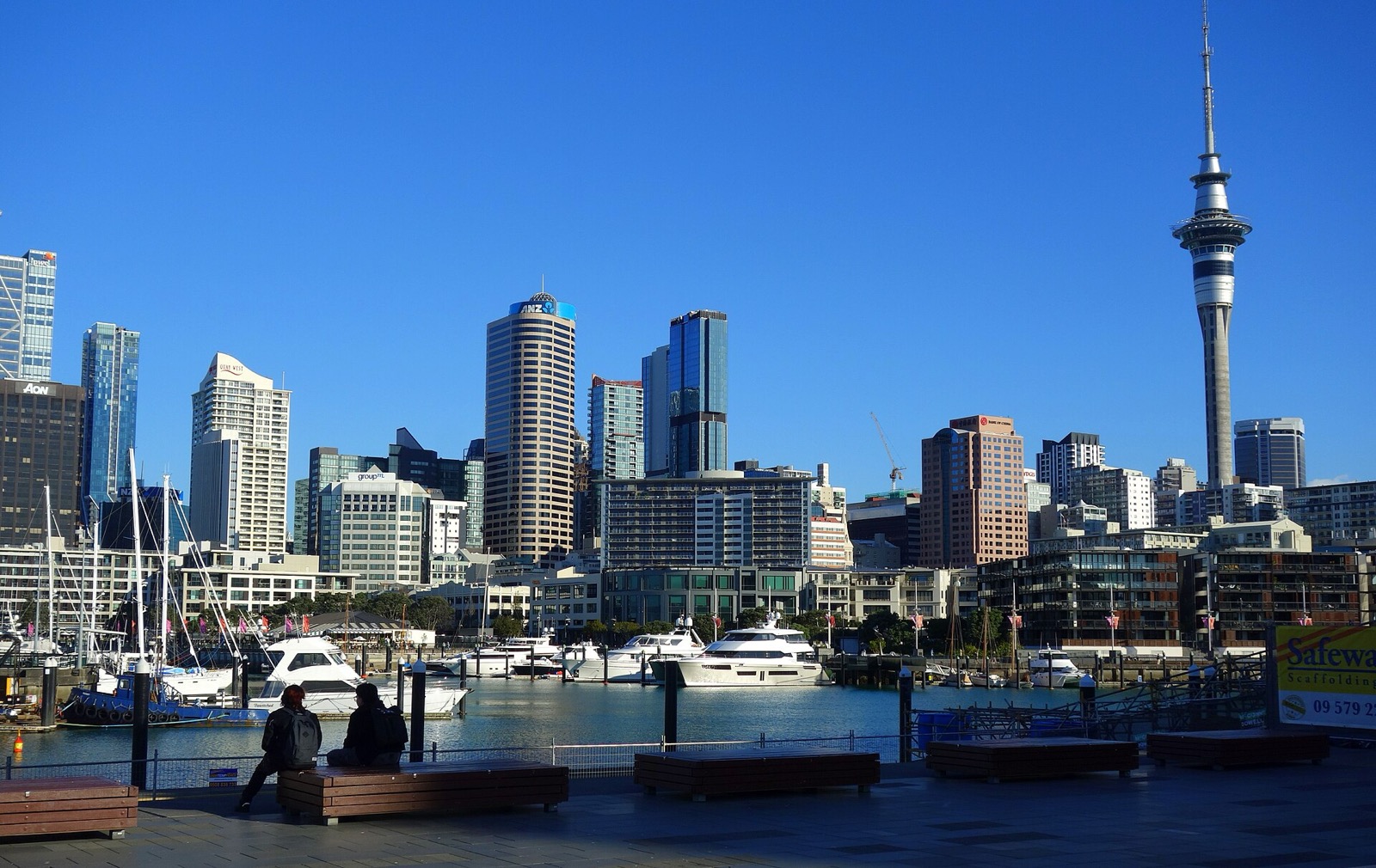 The Auckland skyline