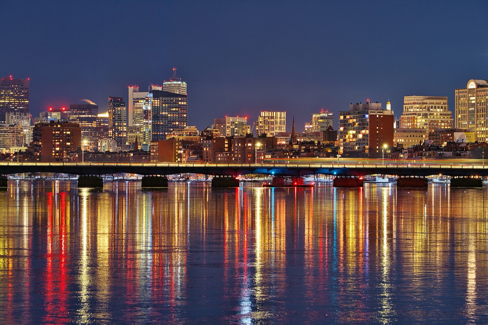 The Boston skyline