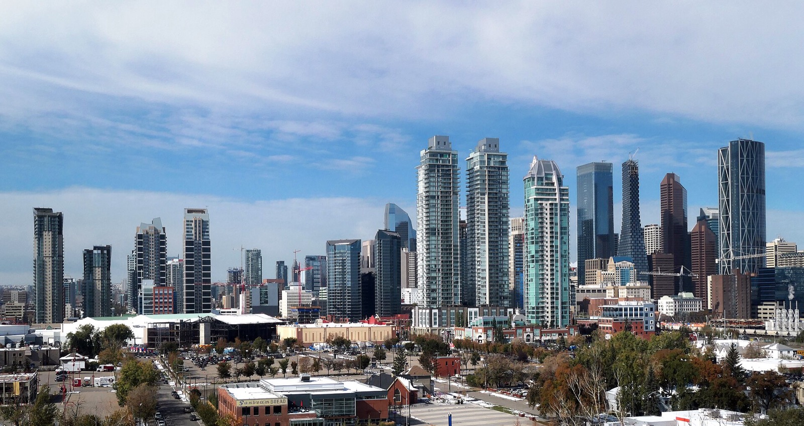 The Calgary skyline