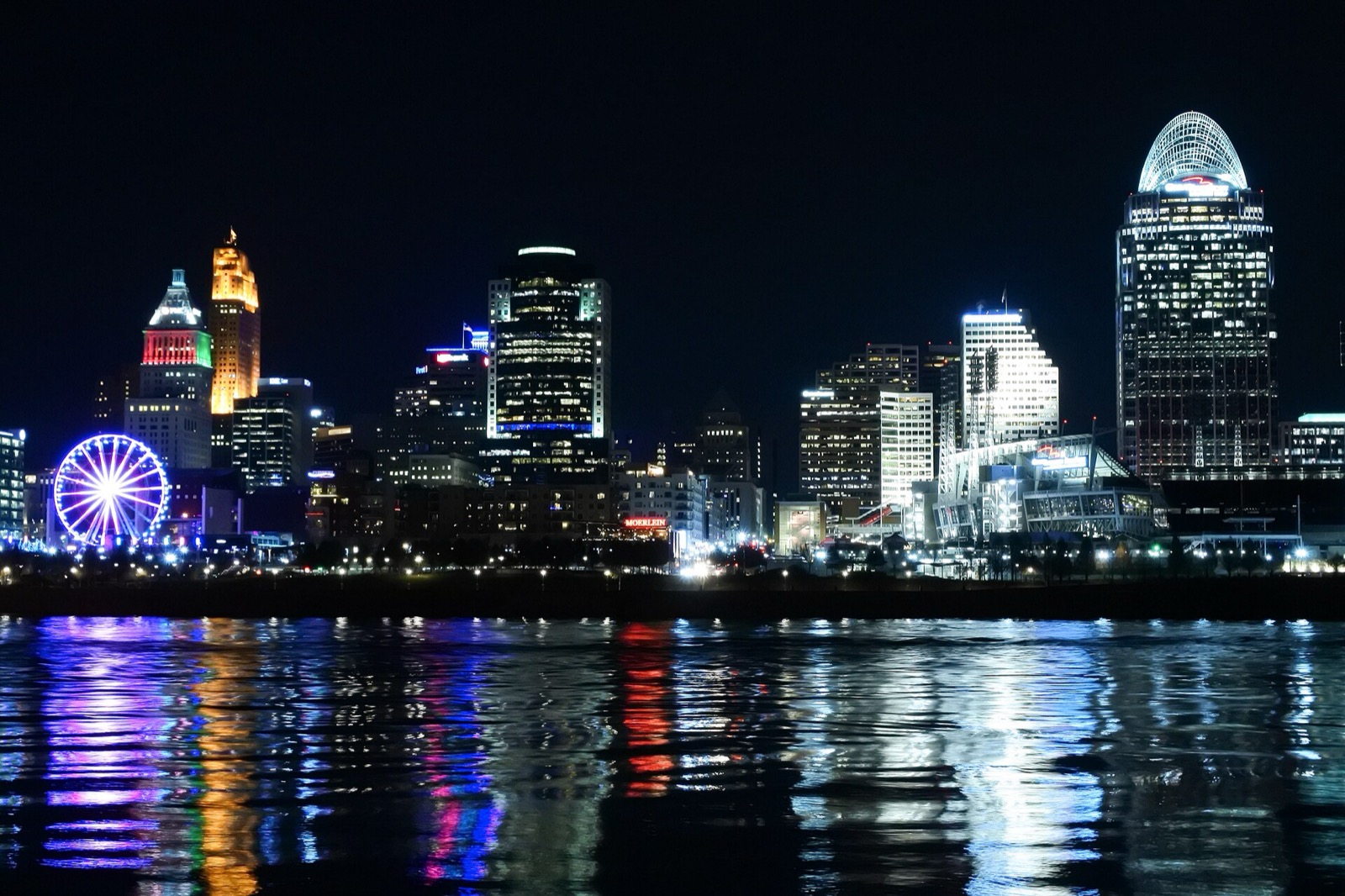 The Cincinnati skyline