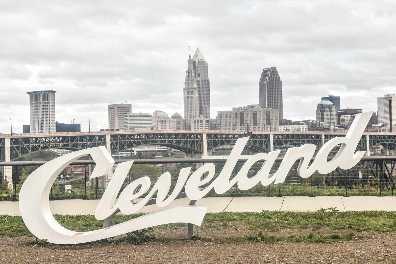 The Cleveland skyline