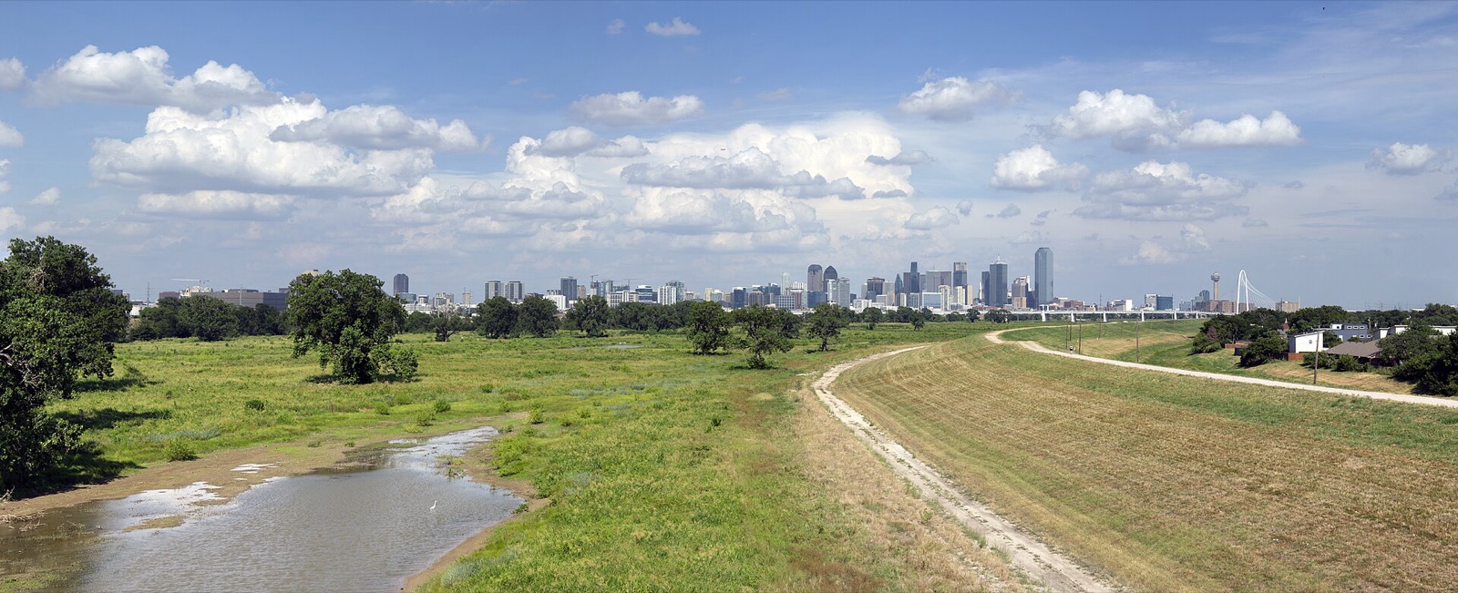 The Dallas skyline
