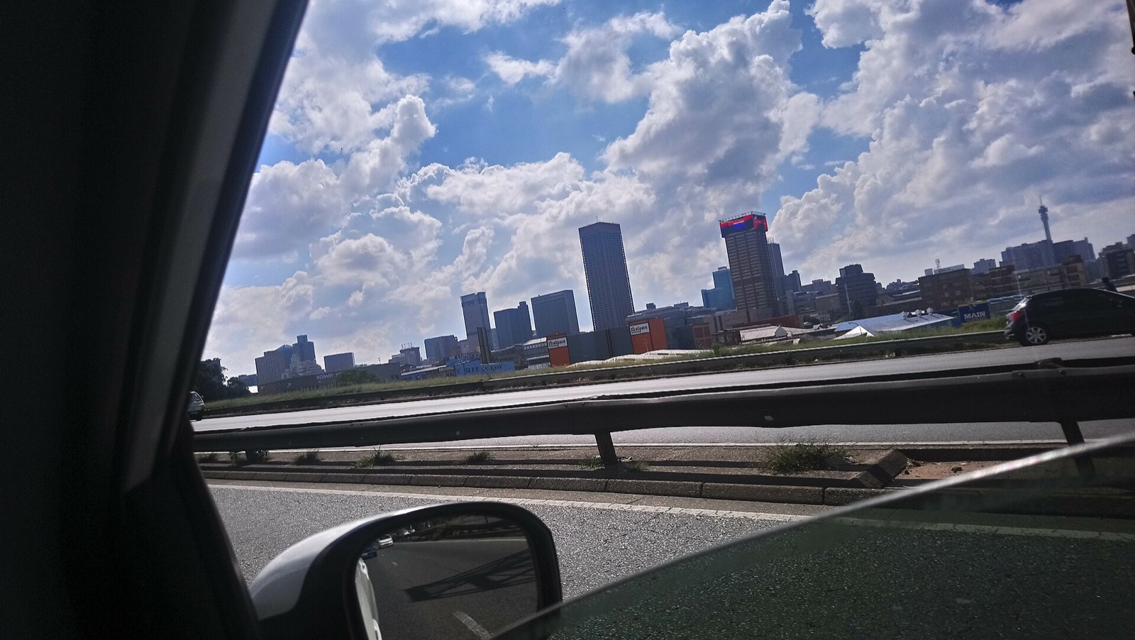 The Johannesburg skyline