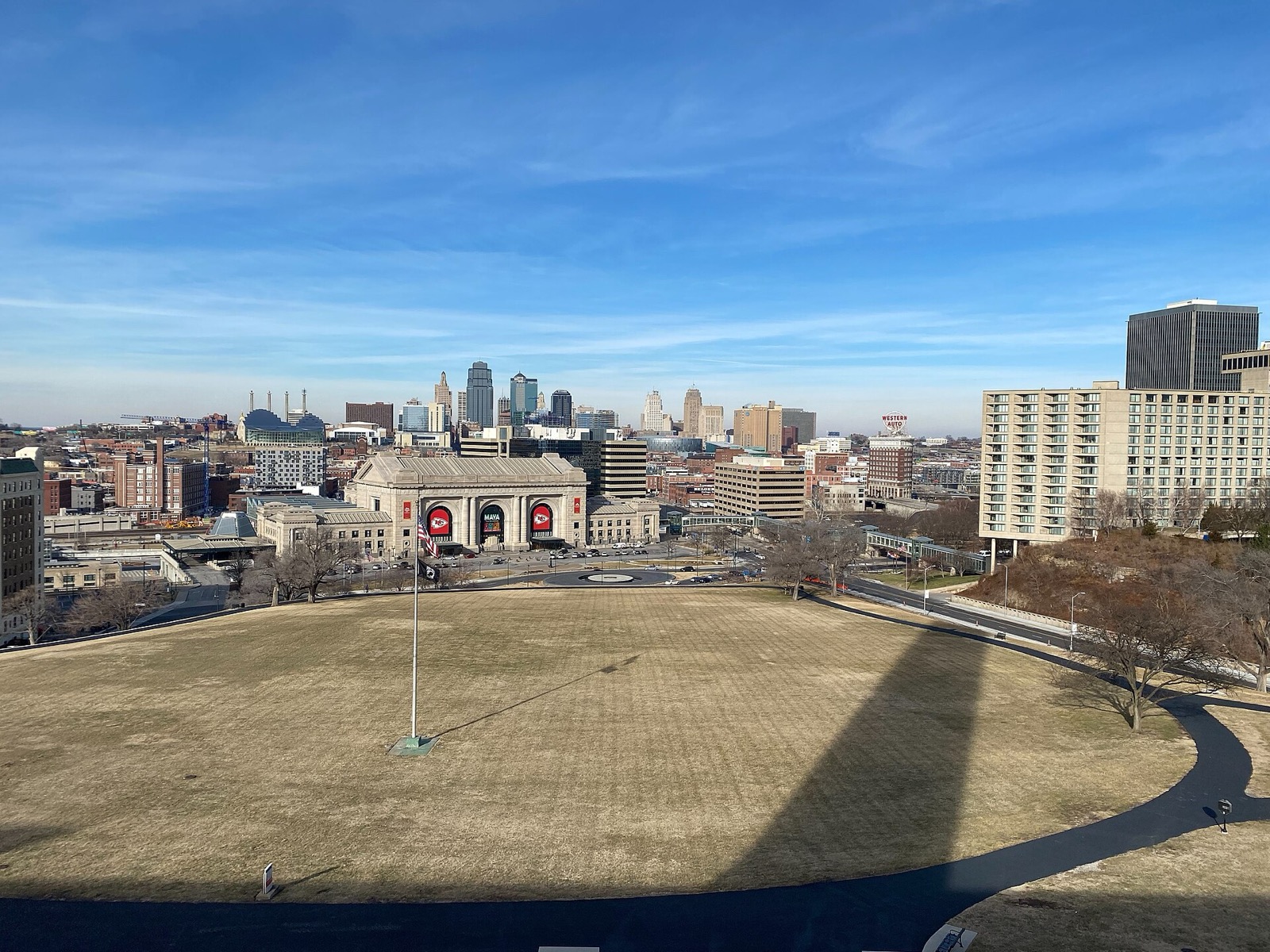 The Kansas City skyline