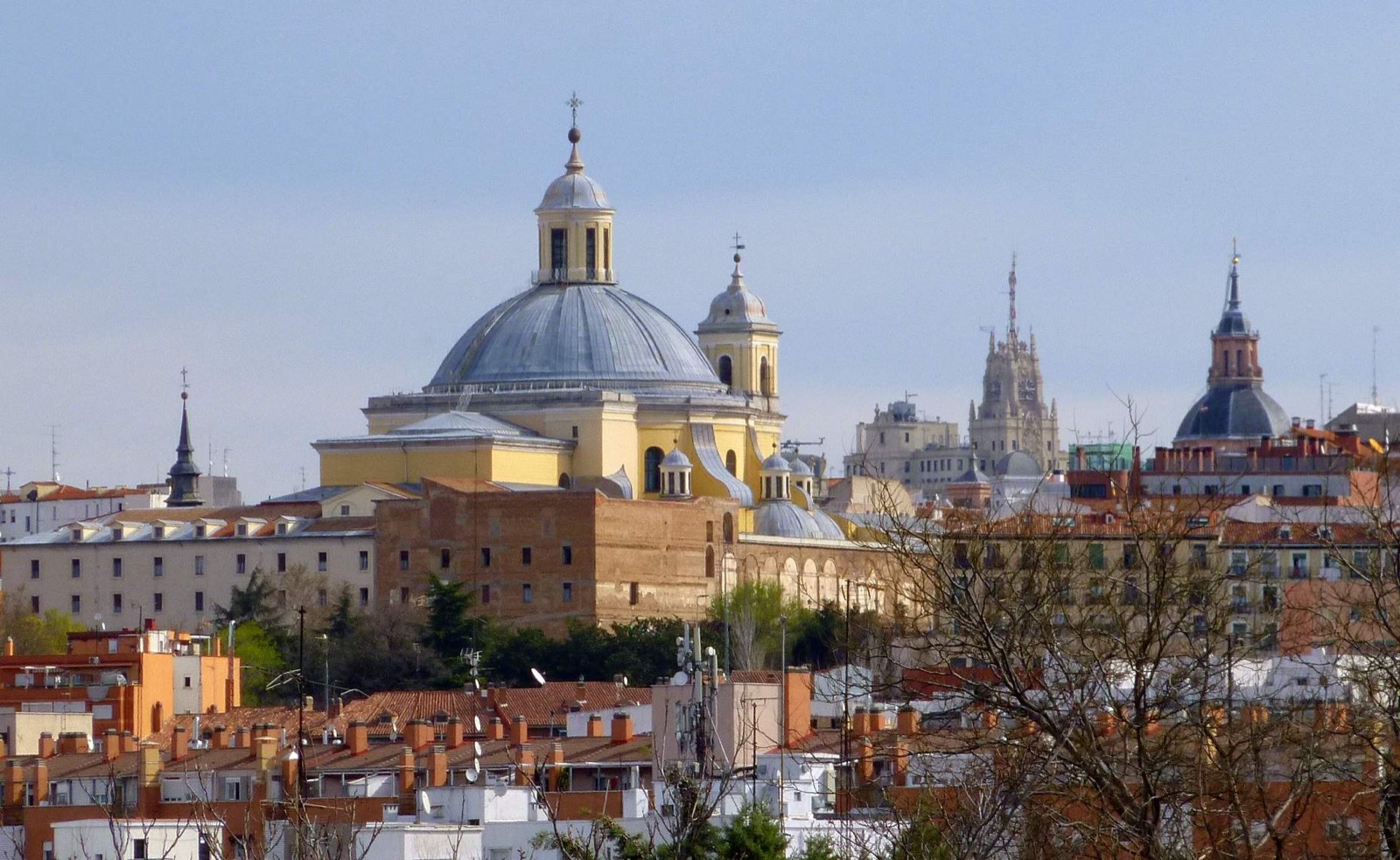 The Madrid skyline