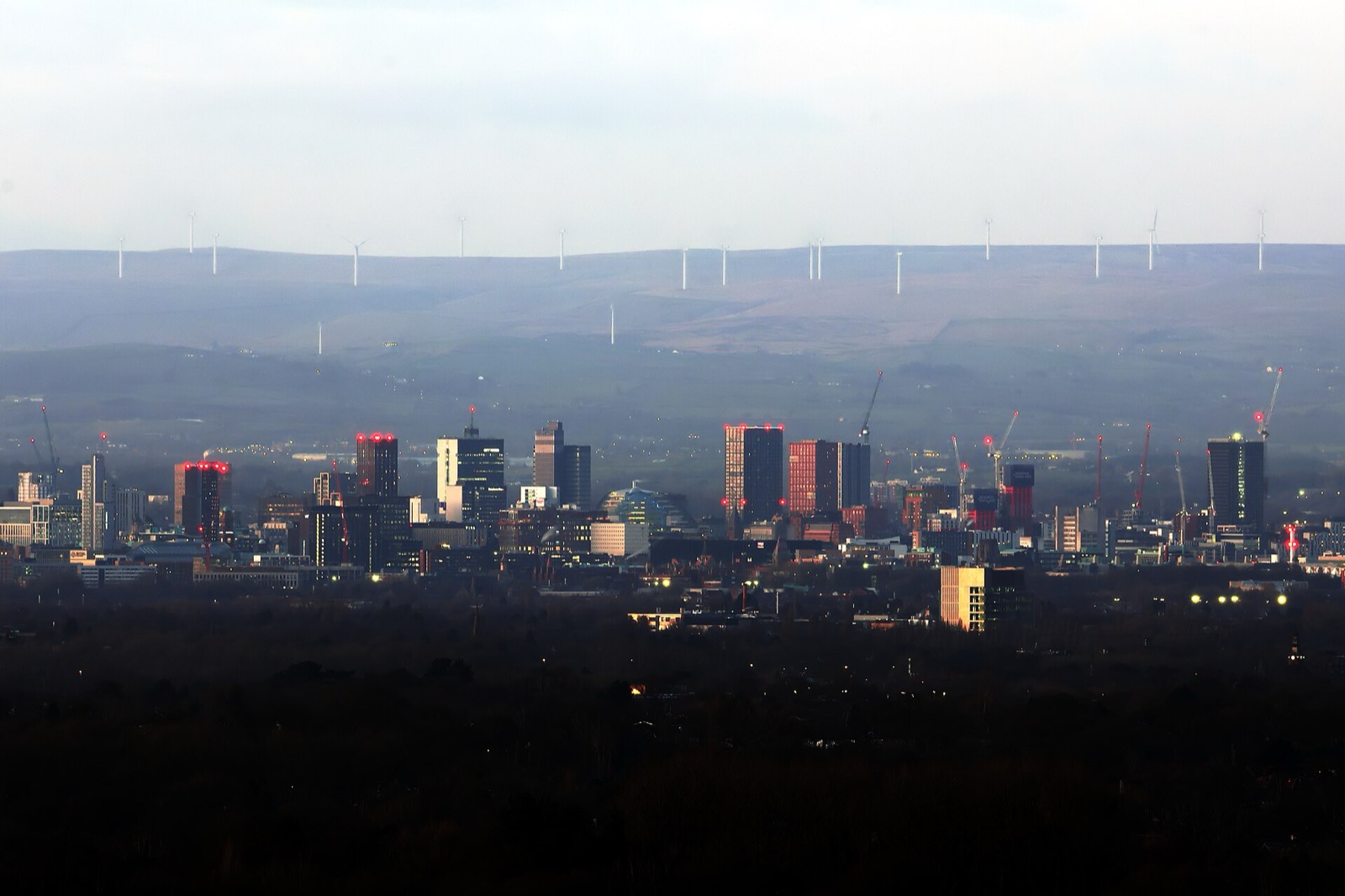 The Manchester skyline