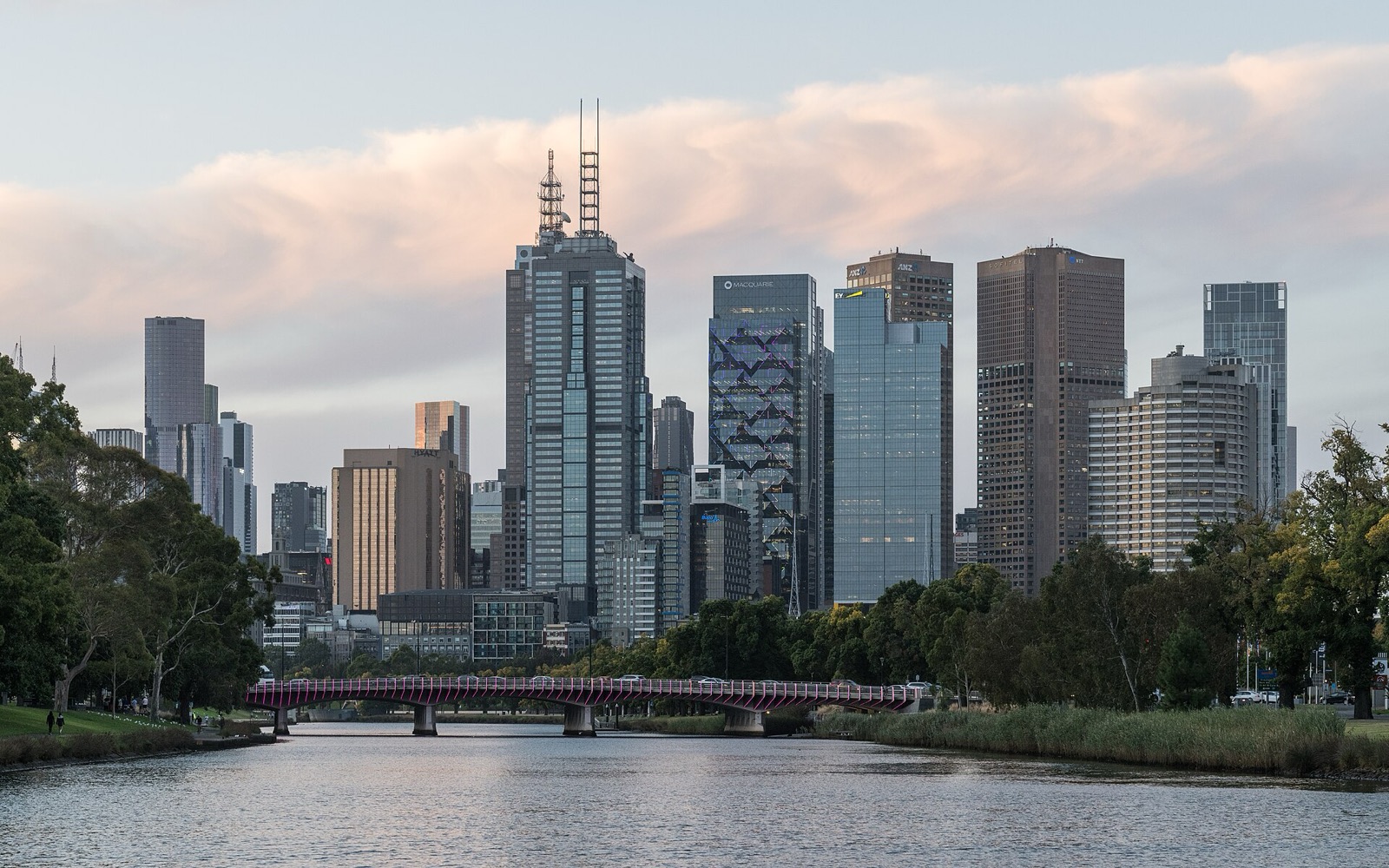 The Melbourne skyline