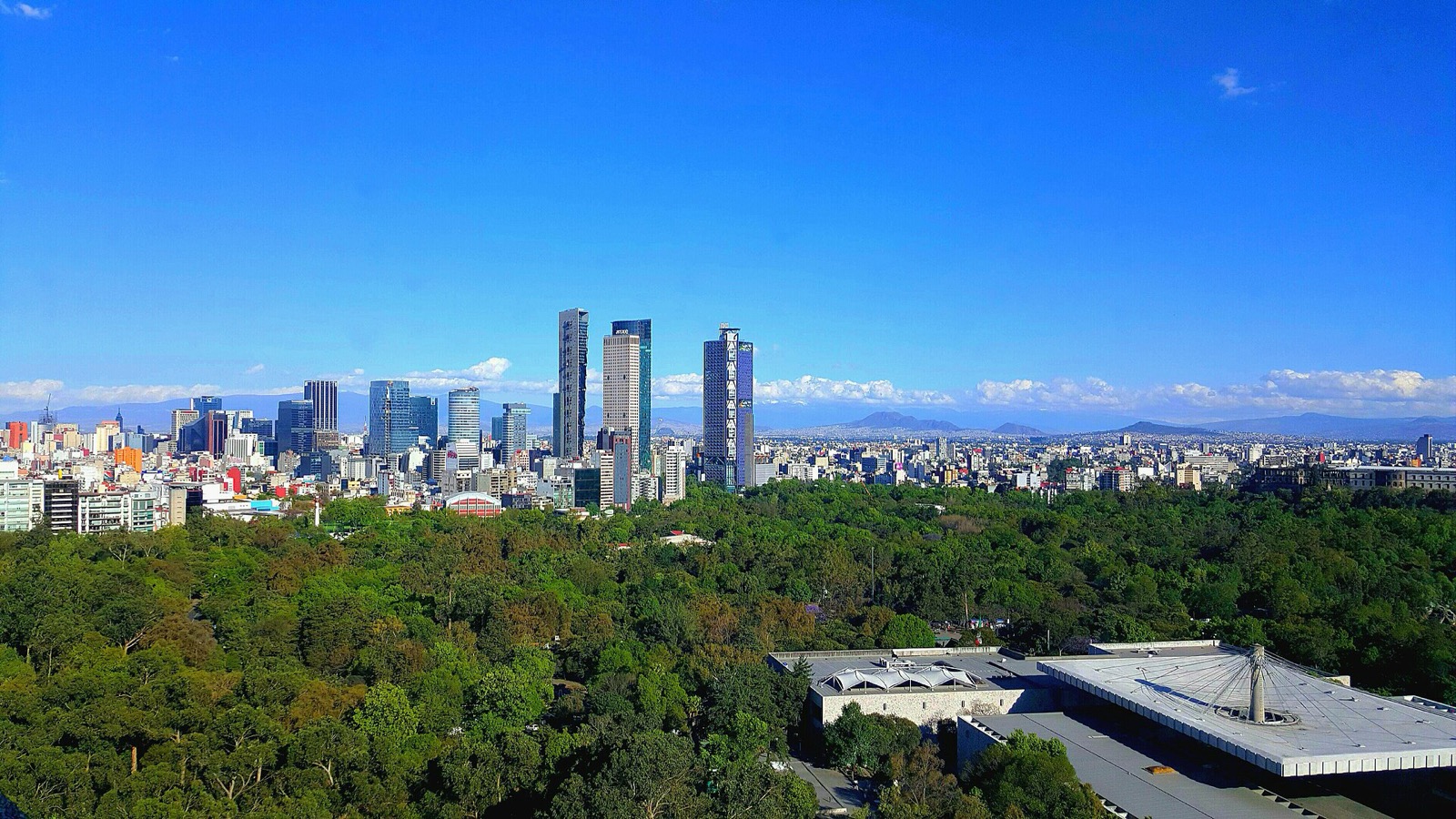 The Mexico City skyline