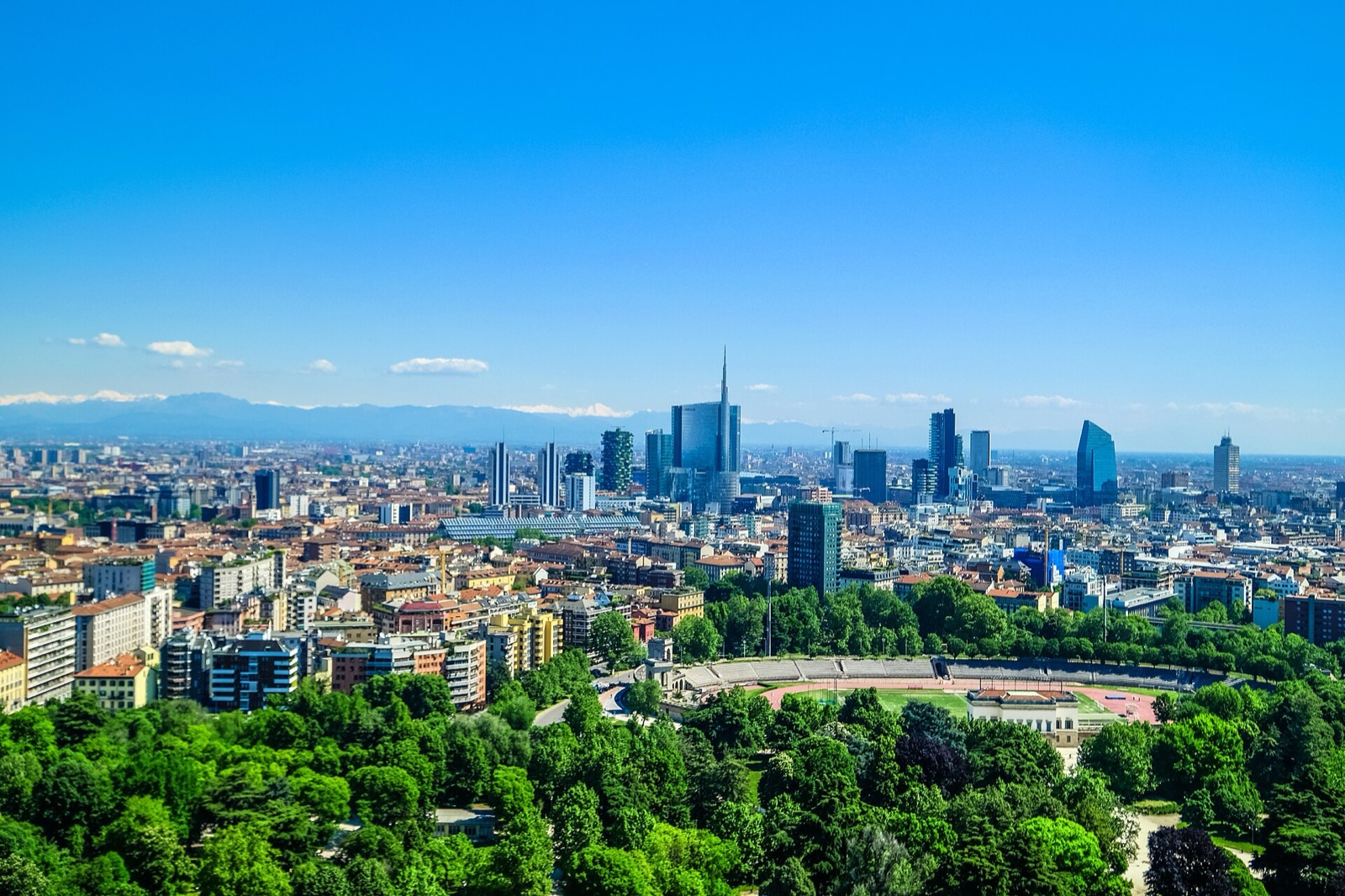 The Milan skyline