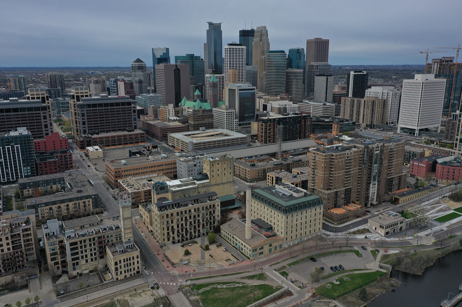 The Minneapolis skyline