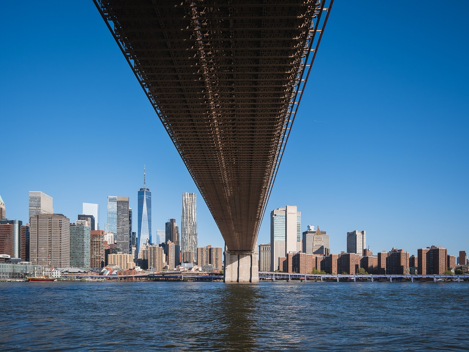 The Manhattan skyline