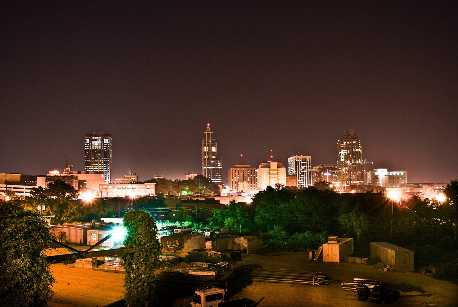 The Raleigh skyline