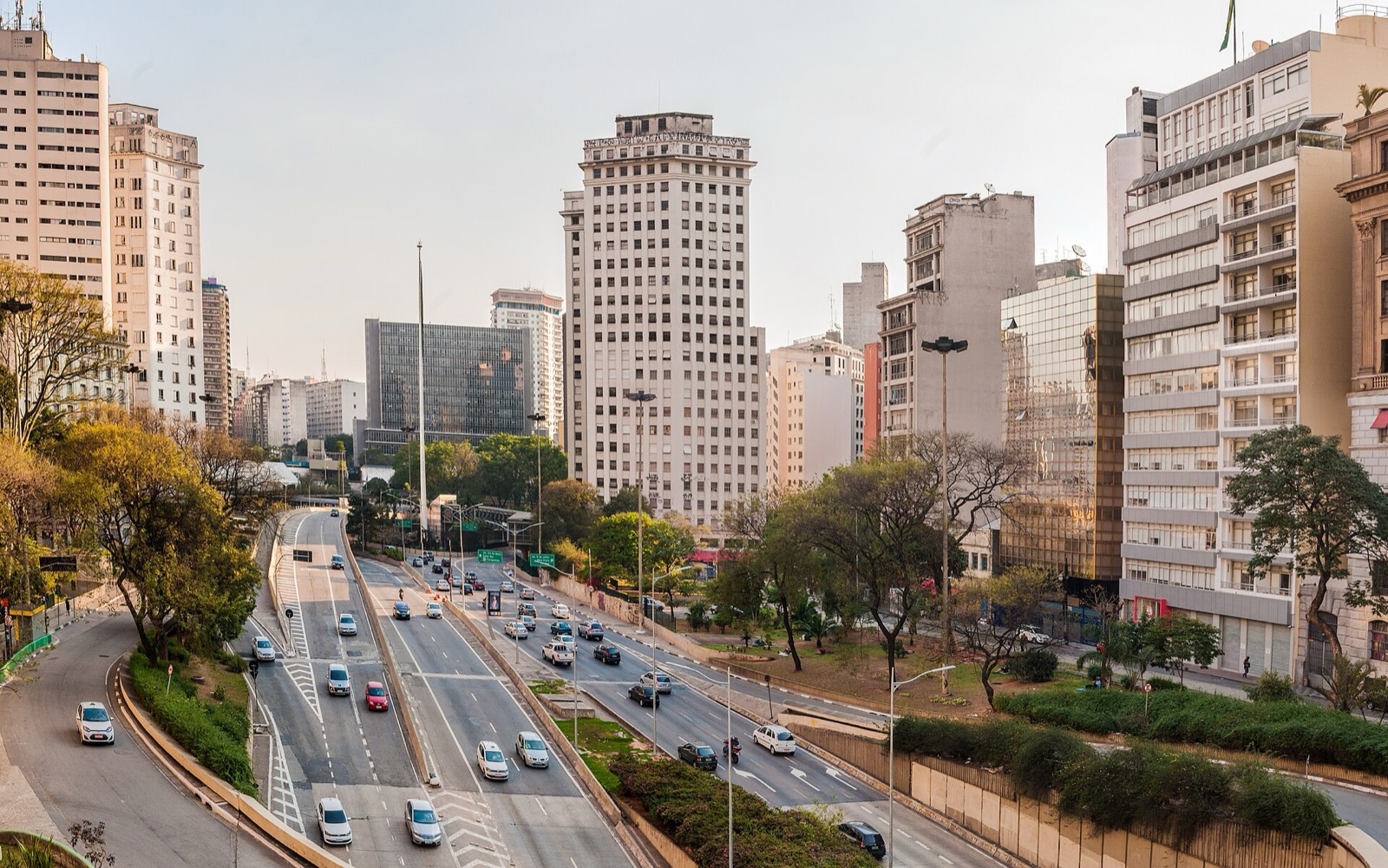The São Paulo skyline
