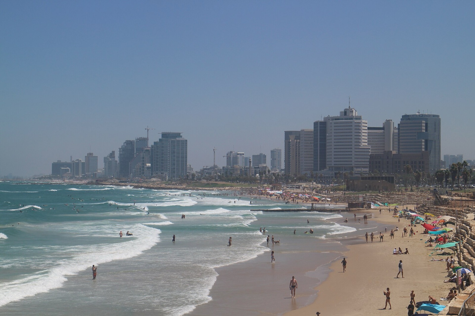 The Tel Aviv skyline